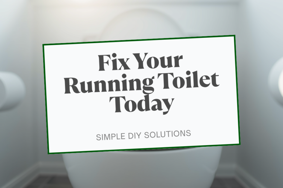 How to Fix a Running Toilet Without Calling a Plumber (10-Min Renter Fix)
