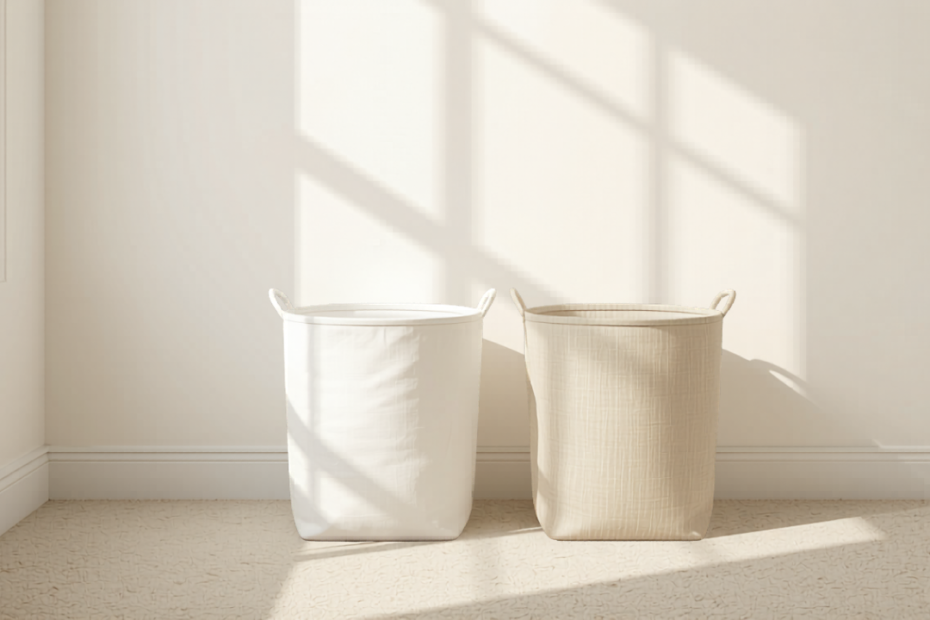 The Two-Bin System: How to Keep Laundry from Taking Over Your Floor