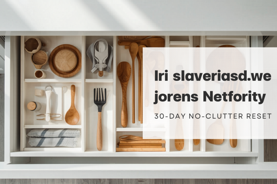 The Drawer-by-Drawer Method: A 30-Day No-Clutter Reset